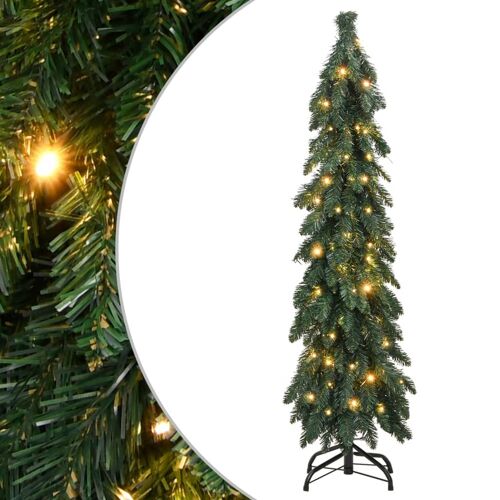 vidaXL Kunstkerstboom met verlichting 80 LED's 150 cm