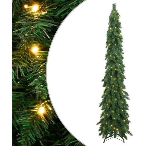 vidaXL Kunstkerstboom met verlichting 100 LED's 180 cm