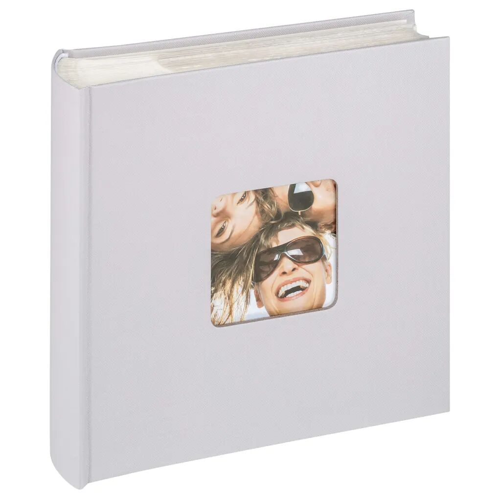 Walther Design Fotoalbum Fun Memo 200 foto's 10x15 cm lichtgrijs