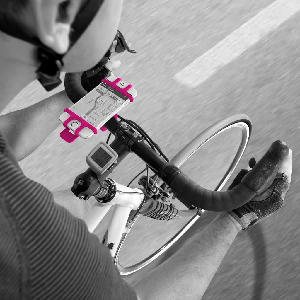 Celly Bike Holder Telefoonhouder fiets - Universeel - Pink/Roze