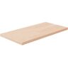 vidaXL Plank 40x20x1,5 cm onbehandeld massief eikenhout