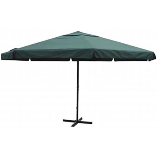 vidaXL Parasol Samos 500 cm aluminium groen