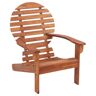 vidaXL Stoel Adirondack massief acaciahout