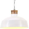 vidaXL Hanglamp industrieel E27 58 cm wit