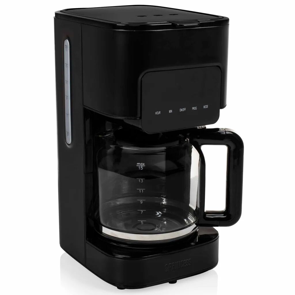 Princess Deluxe Koffiezetapparaat Black Steel 900 W 1,5 L zwart