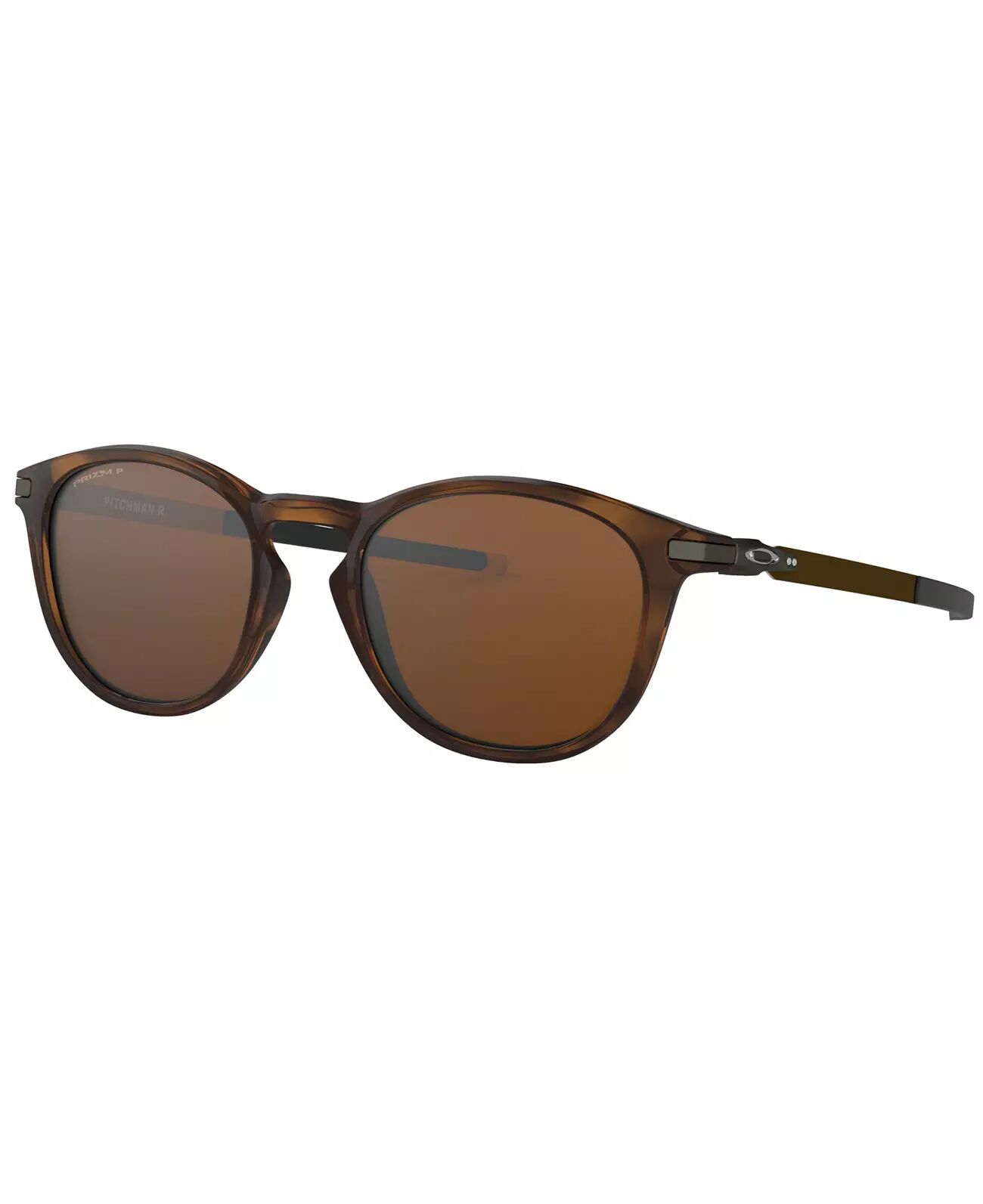 Oakley Pitchman R Polished Brown Tortoise - Solbriller - Prizm Tungsten Polarized