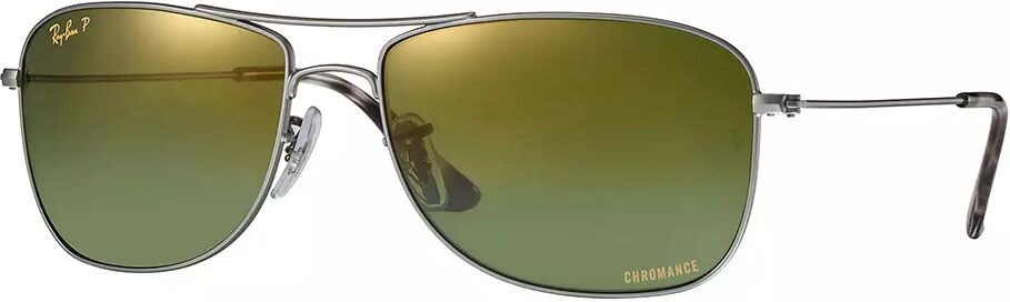 RAY-BAN RB3543 Chromance Gunmetal - Solbriller - Polarized Green Mirror - 59