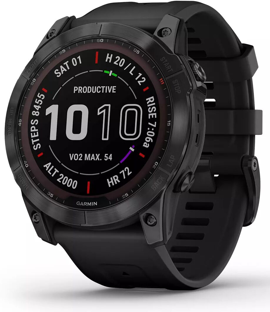 GARMIN fenix 7X Sapphire Solar DLC - Klokke - Black