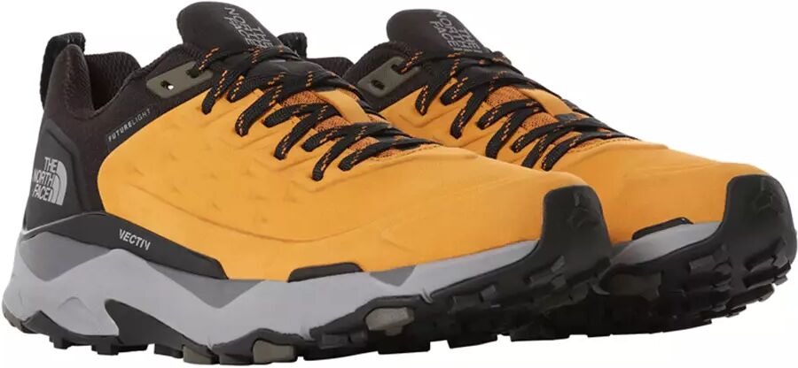 The North Face M Vectiv Exploris Futurelight Leather - Sko - Citrine Yellow/Black - 42.5