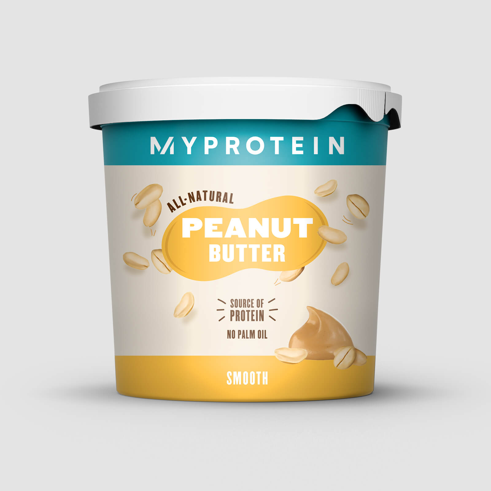 Myprotein Peanøttsmør Naturlig - Original - Smooth