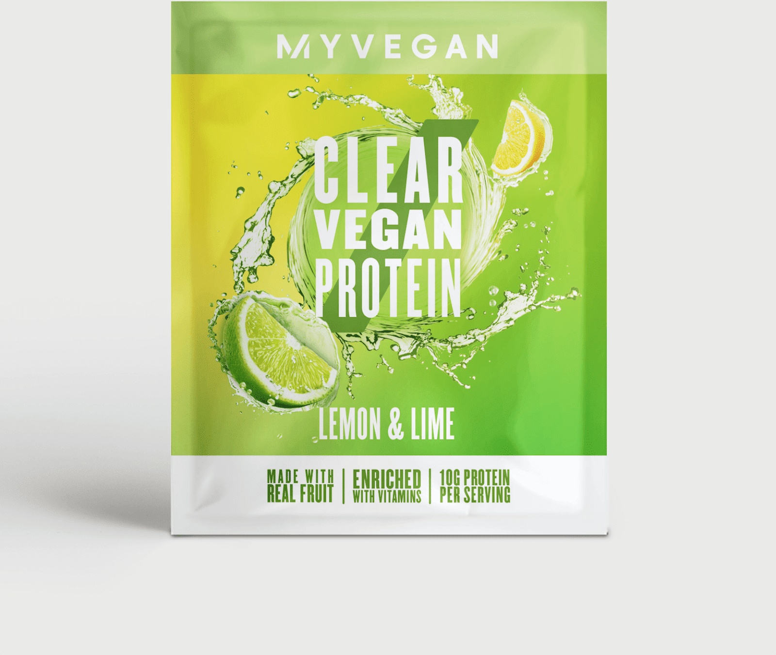 Myvegan Klar vegansk protein (prøve) - 16g - Sitron & Lime