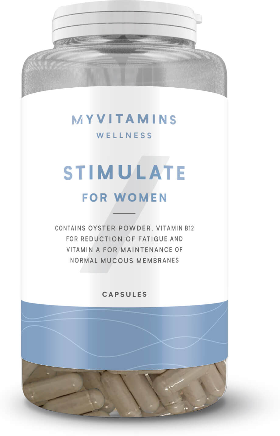 Myvitamins Stimulerende (for kvinner) - 60kapsler - Naturell