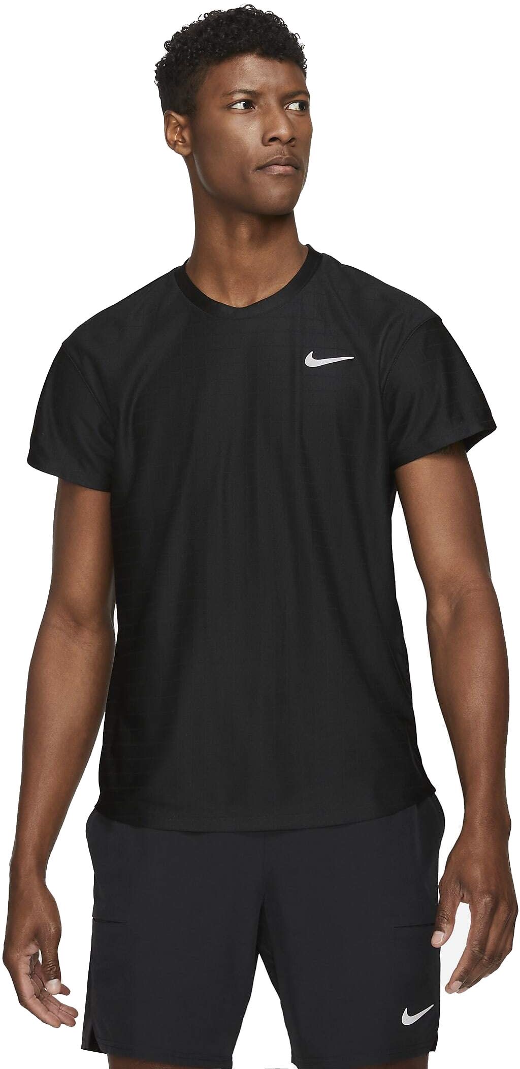 Nike Court Dri-Fit Advantage Top Black/White S