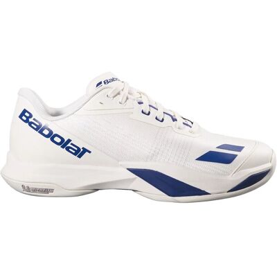 Babolat Jet Mach 4 Cream/dark Blue, 42 Babolat Jet Mach 4 Cream/dark Blue, 42