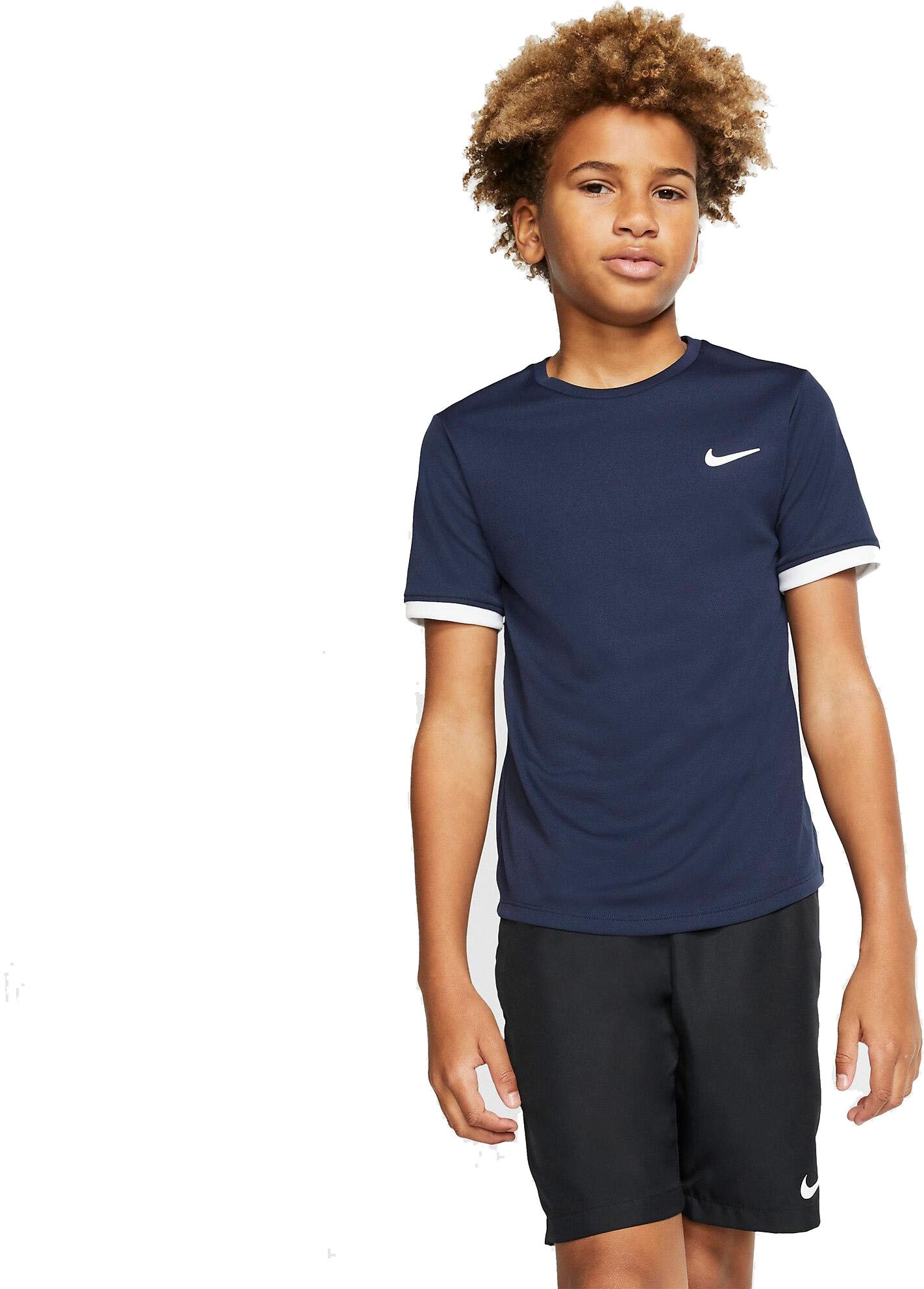 Nike Dry-Fit Tee Boy Navy 140