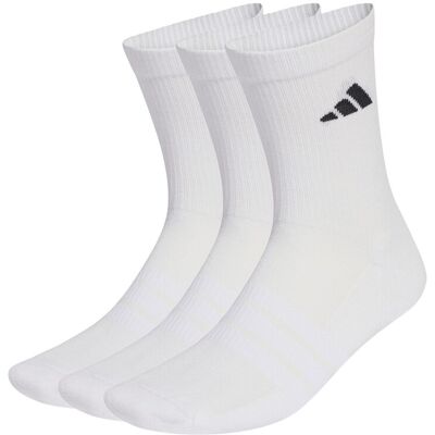 Adidas Essential Crew Sock 3-Pack White, Xl Adidas Essential Crew Sock 3-Pack White, Xl