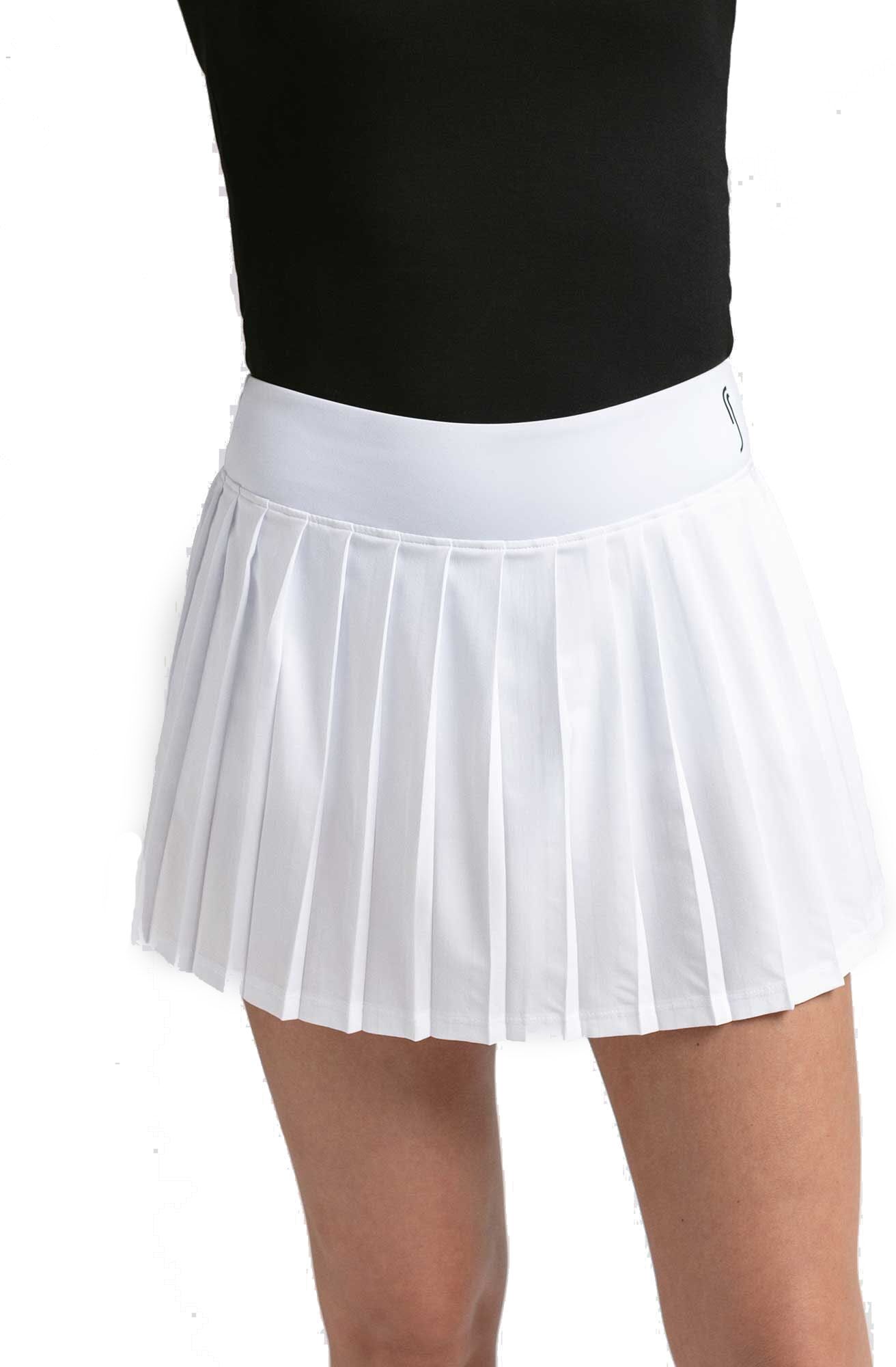 RS Pleated Racquet Skirt White S