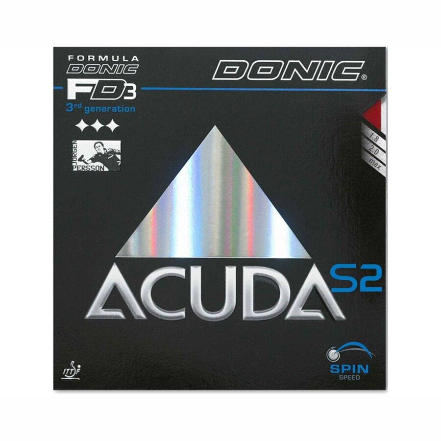 Donic Acuda S2 Röd 2.0 mm