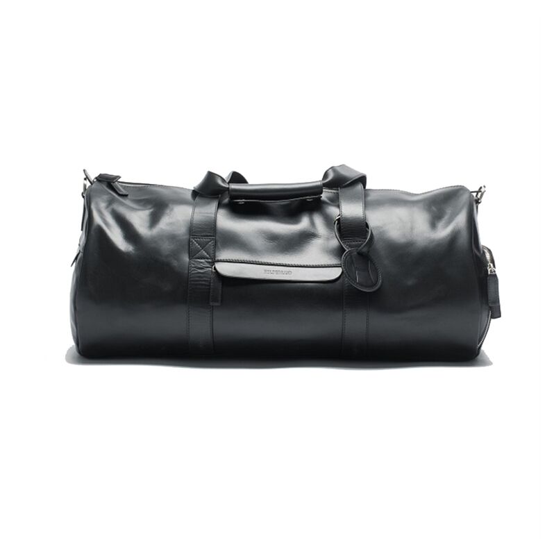 HILDEBRAND Leather Duffle Black Padel/Weekend