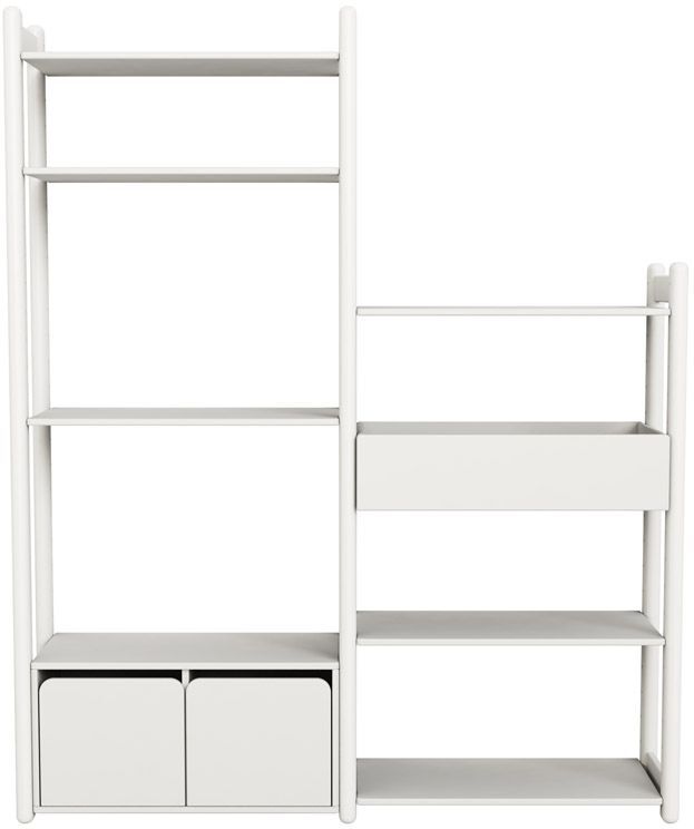 Flexa Shelfie Reol Combi 4 - Hvit   Unoliving