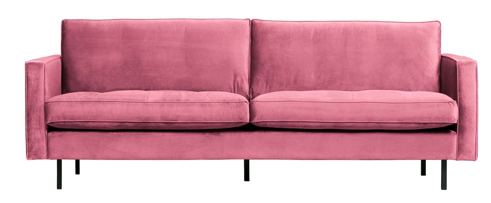 BePureHome Rodeo Classic 2,5-seter. Sofa - Pink Velur   Unoliving