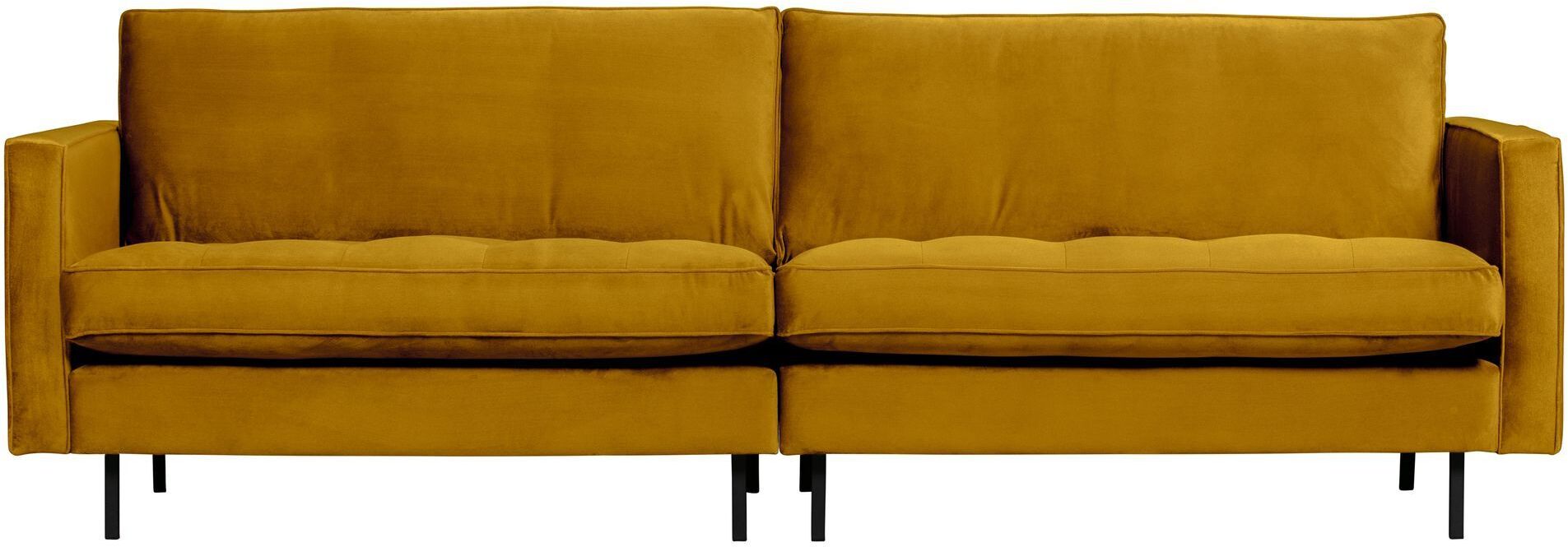 BePureHome Rodeo Classic 3-seter. Sofa - Okker Velur   Unoliving