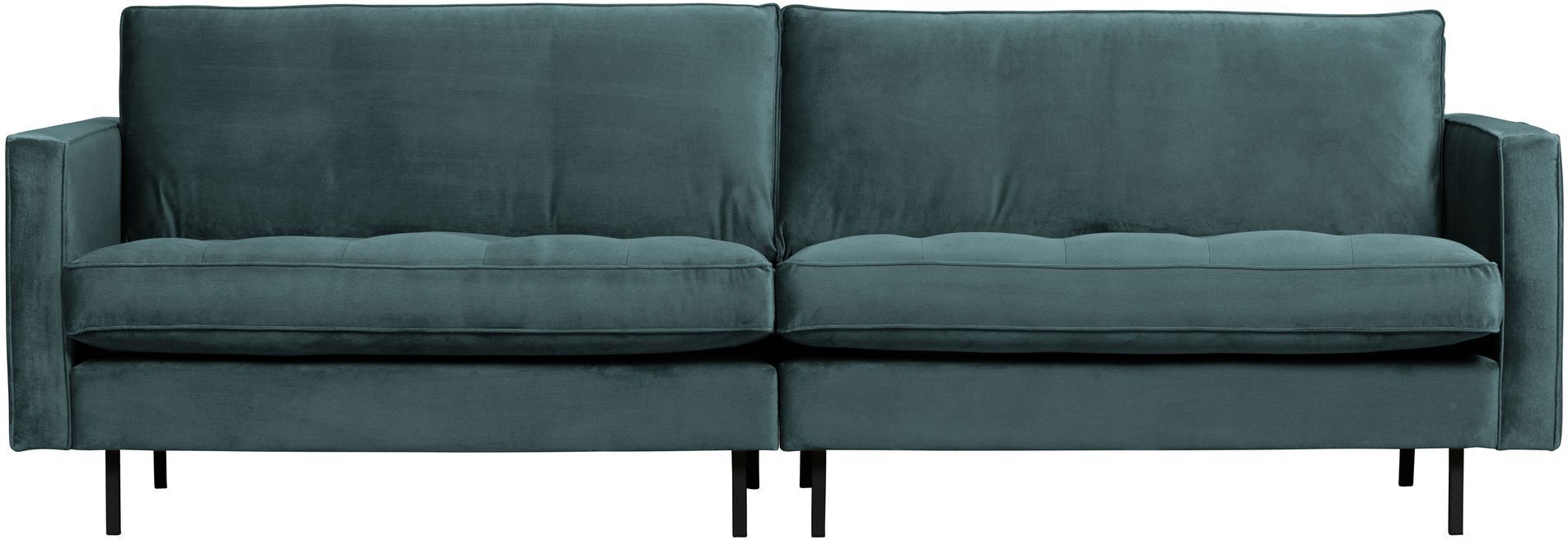 BePureHome Rodeo Classic 3-seter. Sofa - Teal Velur   Unoliving