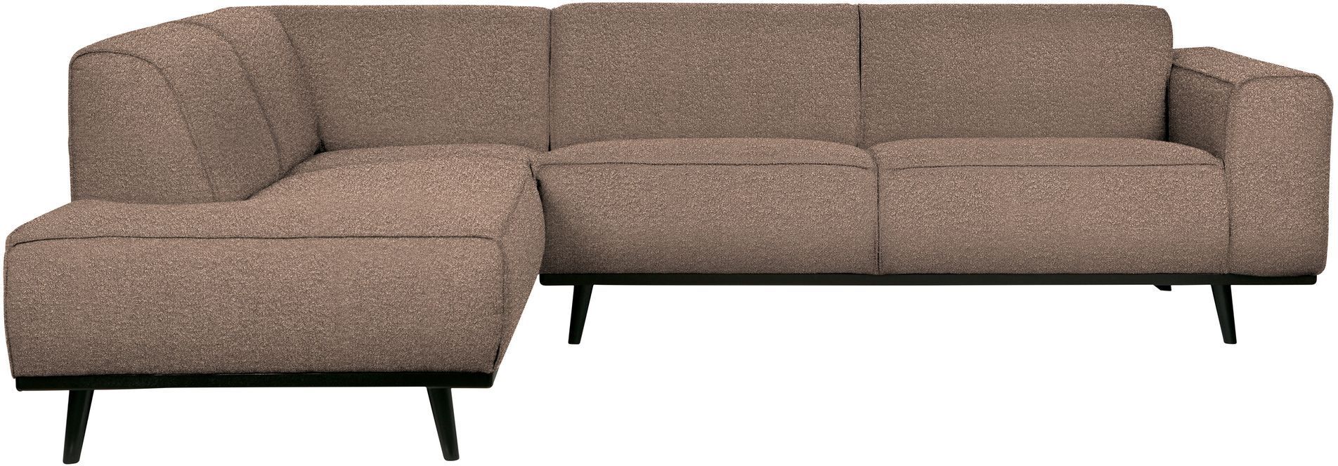 BePureHome Statement Sofa m. venstrevendt sjeselong - Nougat Bouclé   Unoliving