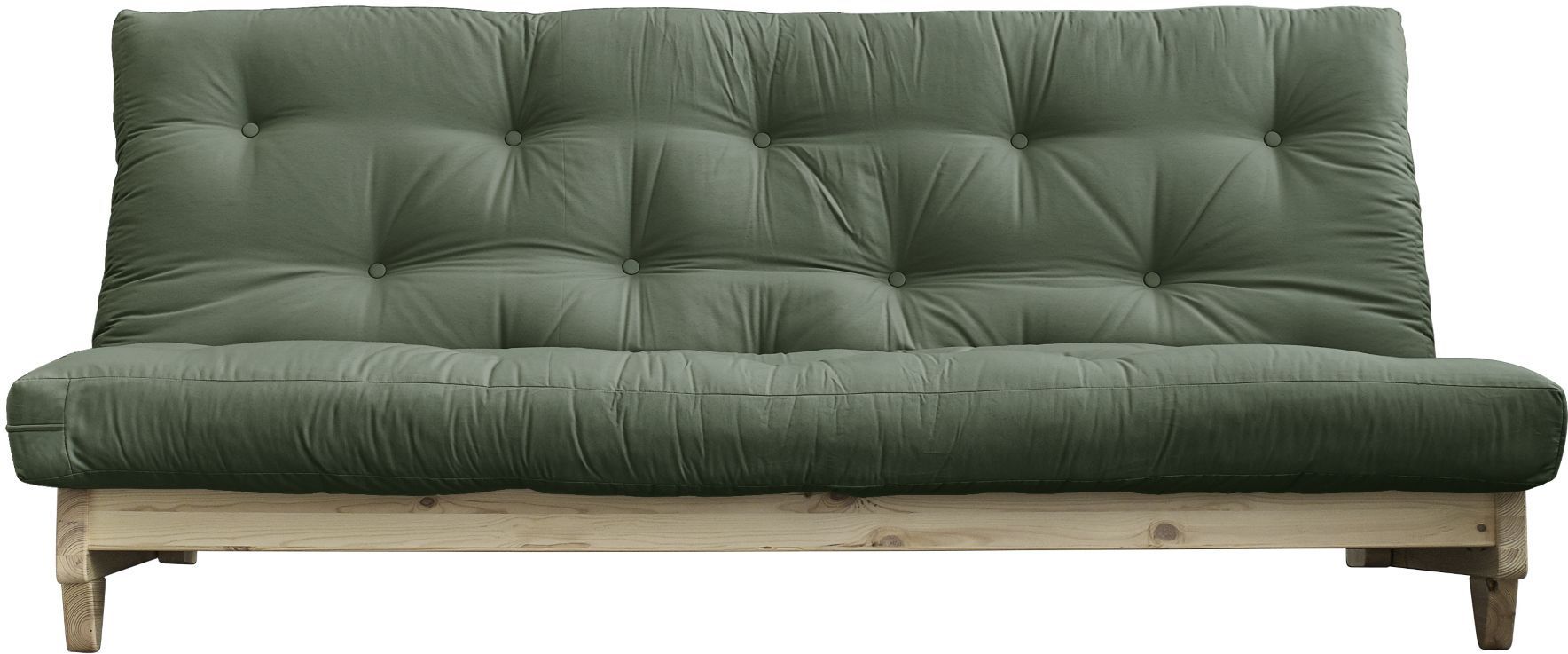 Karup Design Fresh Sovesofa, OlivenGrønn/Natur   Unoliving