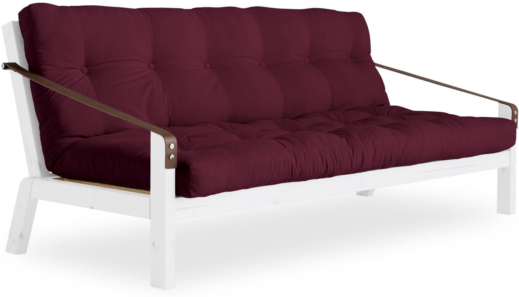 Karup Design Poetry Sovesofa, Bordeaux/Hvit   Unoliving