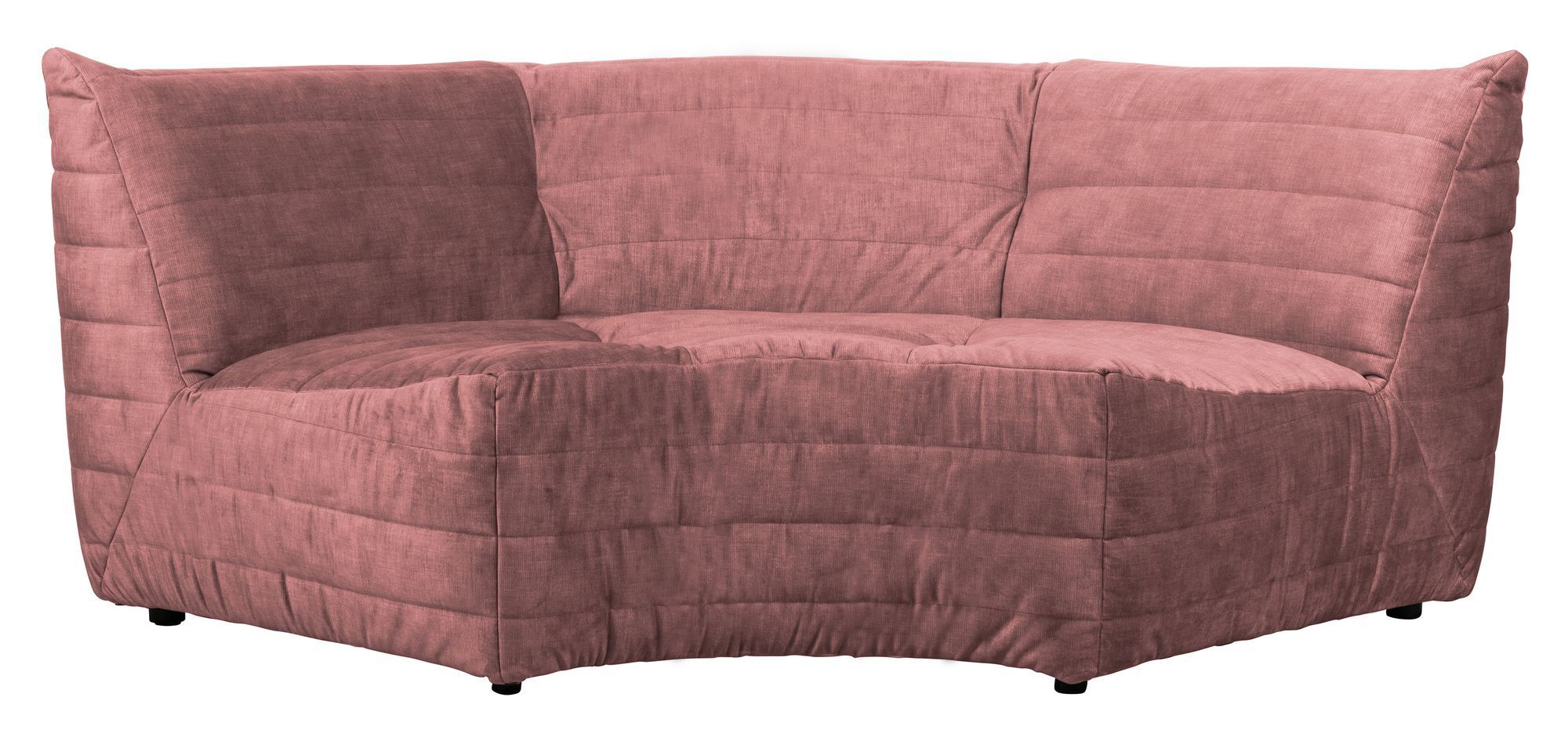 Woood Bag Sofa Hjørnemodul - Pink Velour   Unoliving