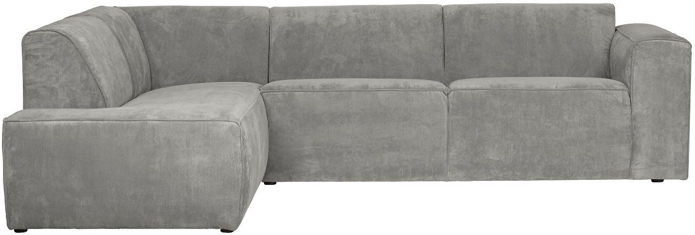 Woood Luna Sofa m. venstrevendt chaiselong - Grøn Fløjl   Unoliving