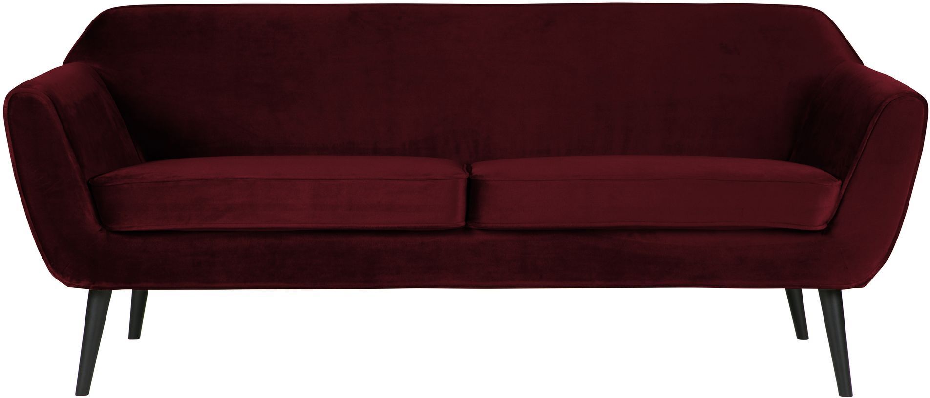 Woood Rocco 2-pers Sofa - Rød Velour   Unoliving