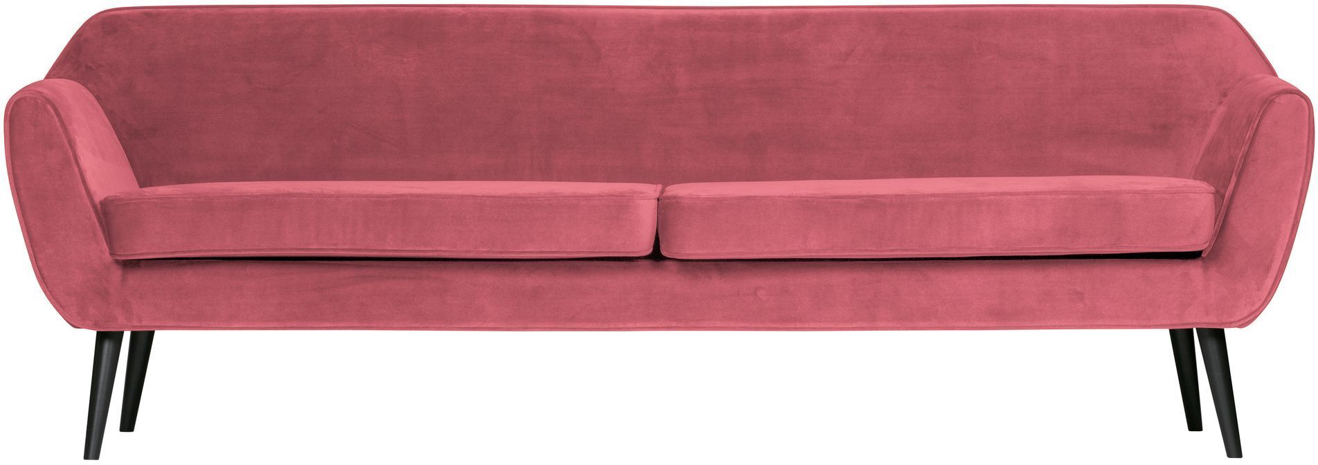 Woood Rocco 4-pers Sofa - Pink Velour   Unoliving