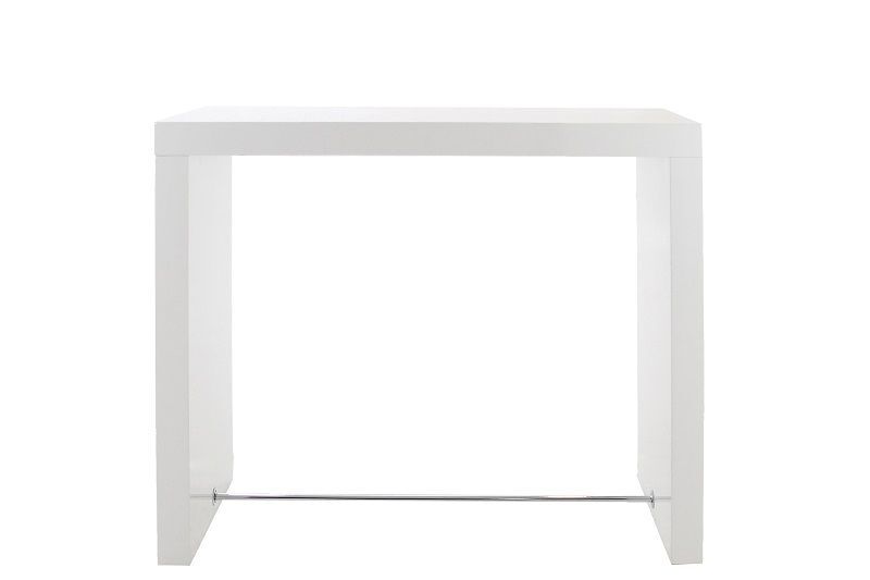 Actona Arch Barbord H105 cm - Hvid højglans   Unoliving