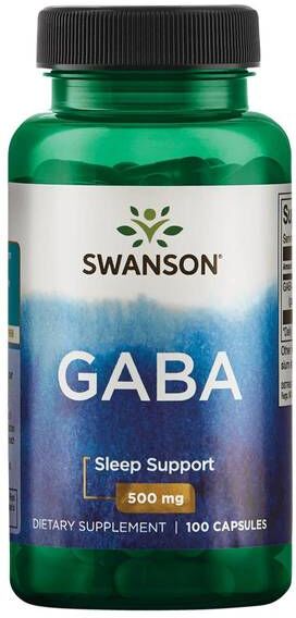 Swanson Gaba Max Strength - 100 Kapsler