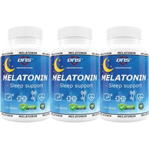 DNS 3-Pack Melatonin Søvnstøtte - 3 x 120 Tabletter DNS 3-Pack Melatonin Søvnstøtte - 3 x 120 Tabletter