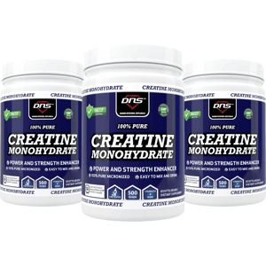 DNS 3-Pack Kreatin Monohydrat - 3 X 500 Gram DNS 3-Pack Kreatin Monohydrat - 3 X 500 Gram