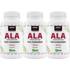DNS 3-Pack Ala Alpha Lipoic Acid 600 Mg - 3 X 60 Kapsler DNS 3-Pack Ala Alpha Lipoic Acid 600 Mg - 3 X 60 Kapsler