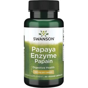 Swanson | Papaya Enzym Papain 100 mg - 90 kapsler Swanson | Papaya Enzym Papain 100 mg - 90 kapsler