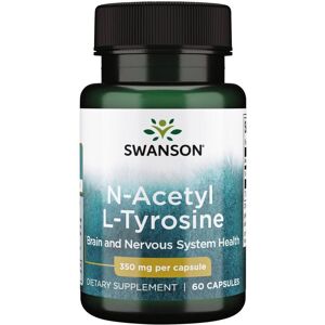 Swanson N-Acetyl L-Tyrosine - 350mg Kapsler - Stemning & Fokus Støtte Swanson N-Acetyl L-Tyrosine - 350mg Kapsler - Stemning & Fokus Støtte