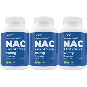 DNS 3-Pack N-Acetyl Cysteine Nac 600 Mg - 3 X 90 Kapsler DNS 3-Pack N-Acetyl Cysteine Nac 600 Mg - 3 X 90 Kapsler