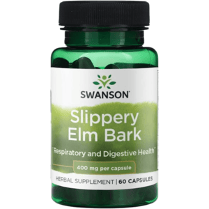 Swanson Slippery Elm Bark - 60 Kapsler Swanson Slippery Elm Bark - 60 Kapsler
