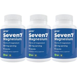 DNS 3-Pack Seven7 Magnesium Complex - 3 X 60 Kapsler DNS 3-Pack Seven7 Magnesium Complex - 3 X 60 Kapsler