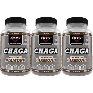 DNS 3-Pack 100% Chaga - 3 X 60 Kapsler DNS 3-Pack 100% Chaga - 3 X 60 Kapsler