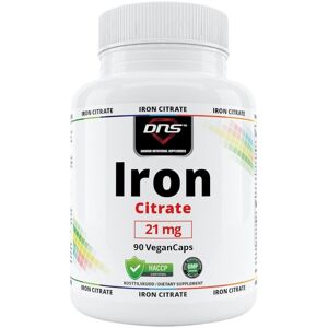 DNS Iron Citrate 21 Mg Jern - 90 Kapsler DNS Iron Citrate 21 Mg Jern - 90 Kapsler