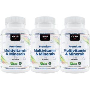 DNS 3-Pack Premium Multivitamin & Minerals - 3 X 60 Tabs DNS 3-Pack Premium Multivitamin & Minerals - 3 X 60 Tabs