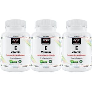DNS 3-Pack E-Vitamin 400 Iu - 60 Softgel Kapsler DNS 3-Pack E-Vitamin 400 Iu - 60 Softgel Kapsler