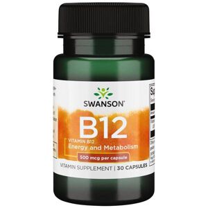 Swanson Vitamin B-12 - 30 Kapsler