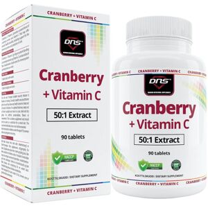 DNS Cranberry (Tranebær) + Vitamin C - 90 Tabletter DNS Cranberry (Tranebær) + Vitamin C - 90 Tabletter